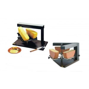 Appareil à raclette professionnel - Pour 2 x ½ ou 3 x ½ fromage