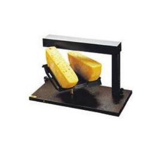 Appareil à raclette traditionnel 2 demi meules - 230 V ou 110 v - et  Jusqu’à 1000 w