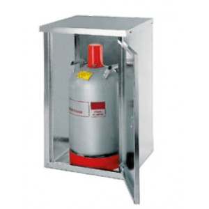 Armoire de sécurité pour bouteilles de gaz L 84 cm - Stockage de bouteilles de gaz propane -1 x 11 kg - 2 x 11 kg - 2 x 33 kg