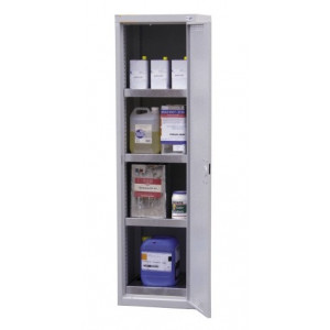 Armoire de sécurité produits dangereux - Capacité : 1 x 30 L et 3 x 20 L - Porte battante