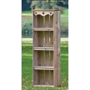 Armoire jardin en bois - Dimensions :  l60xP30xH182cm