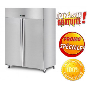 Armoire réfrigérée négative 2 portes - Capacité Frigo : 1400 Litres