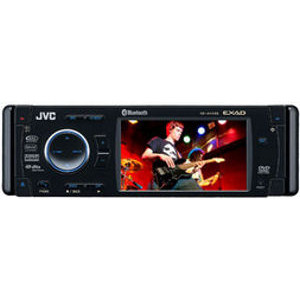 Autoradio JVC 3.5 TFT-LCD CD DVD WMA MP3 Player & USB et Bluetooth - Réf: KDAVX33