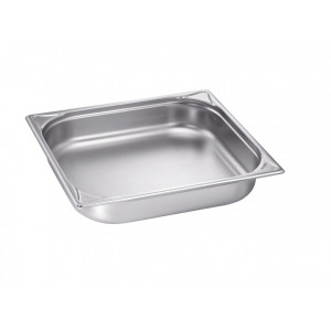 Bac gastro inox GN 2/3  - Inox AISI 304 - Profondeur : 20 à 200 mm - Capacité : 3,3 à 16,7 L