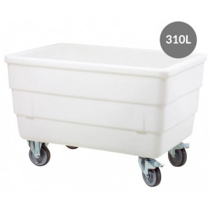 BAC autoporteur 310L - Roues inox - Dimensions : 1200 x 800 x 805 mm - Capacité 310 L