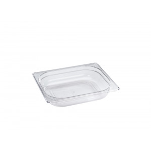 Bac gastro transparent GN 1/2 polycarbonate - Polycarbonate - Profondeur : 65 à 200 mm - Capacité : 4 à 11,9 L