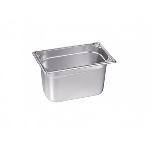 Bac gastro inox GN 1/4 - Inox 304 - Profondeur: 20 à 200 mm - Capacité : 1,7 à 5,2 L