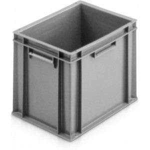 Bac plastique norme Europe 400 x 300 mm - Capacité : 30 L - Dim : L.400 x l.300 x H.319 mm - Matière : Polypropylène - Bac Europe