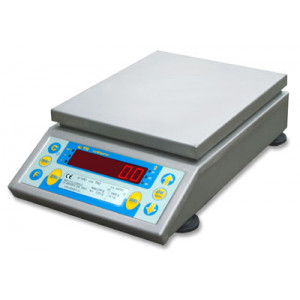 Balances de précision compactes inox ip65 - Division (g) : de 0.1 à 1  - Portée (g) : de 2000 à 12000