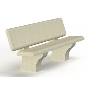 Banc béton public - Longueur: 1750 mm - Assise : 450 mm - A poser