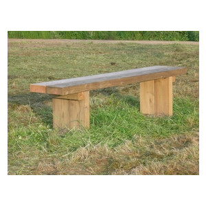 Banc bois rustique - Dimensions : 2,00 x 0,40 m