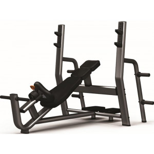 Banc de musculation développé incliné en acier - Poids : 63 kg - Norme européenne EN957