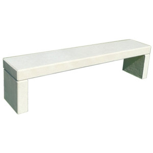 Banc en béton ton pierre - Dimensions (L x l x H) cm : 200 x 40 x 47