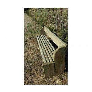 Banc en bois pour extérieur - Dimensions (L x l x H) : 2.00 x 0.48 x 0.78 m