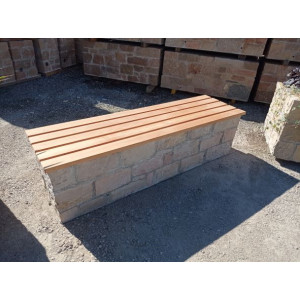 Banc en pierre mobile - Banc en pierre naturelle déplaçable 182x53x49cm