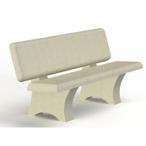 Banc public béton - Longueur : 1750 mm - Assise : 450 mm - A poser