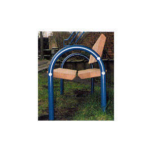 Banc public en métal et bois 160 cm - Dimensions : (L x l x H) : 57 x 160 x 78 cm