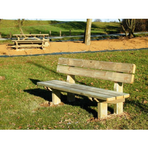 Banc Soubise - Dimensions : 2.00m x 0.40m ou 1.00m x 0.40m