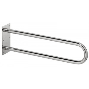 Barre d'appui WC - Tube acier inox