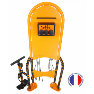 Borne de réparation et de recharge vélo - Installation extérieur ou intérieur