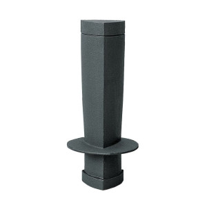 Borne noire fixe - Hauteur : 639 mm - Fonte