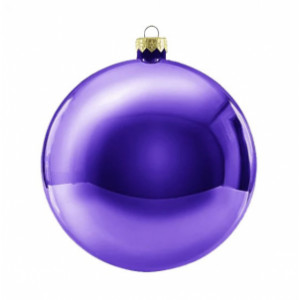 Boules de Noël brillantes en plastique pour sapin  - Matériau : 100 % en plastique