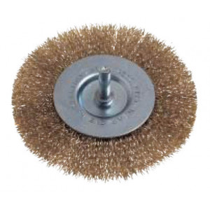 Brosse circulaire plate - Diamètres disponibles  : 40 - 50 - 75 - 100 mm