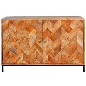 Buffet en bois tropical - Dimensions: 120 x 45 x 78 cm