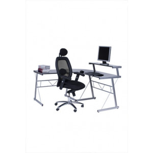 Bureau d'angle retour réversible - Dimensions L150 x P60 x H76 cm