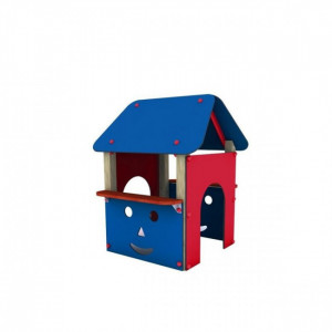 Cabane de jeux pour enfants - Âge : 2 à 5 ans - Bois autoclave - Zone de sécurité : 4100 x 4050 mm