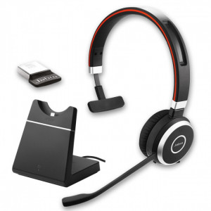 Casque PC Jabra Evolve 65 UC Mono +Socle de charge - Casque PC - IP / Softphone - GNEVOL65P-Jabra GN
