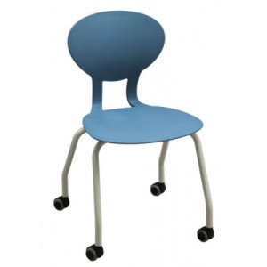 Chaise mobile 4 pieds - Taille 3 - Coque en en polyuréthane - Hauteur d'assise : 350 mm