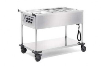 Chariot bain marie SAW 3 - Capacité: 3x GN1/1-200