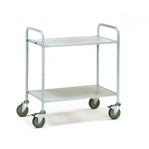 Chariot de bureau 2 plateaux 150 Kg - Charge : 150 kg