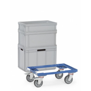 Chariot porte bacs plastique - Charge : 250 Kg