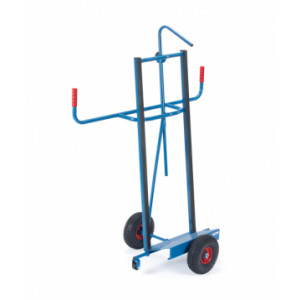 Chariot porte panneaux en tube acier - Charge utile : 350 - 400 Kg