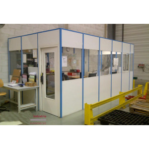 Cloison d'atelier monobloc amovible - cloisons modulaires pour les ateliers