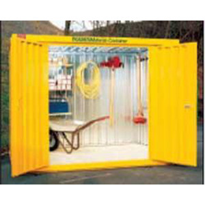 Conteneur de stockage double portes - Capacité de rétention : 3x1047 ou 3x1781 Litres