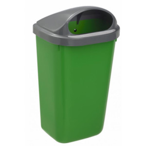 Corbeille de ville plastique 50 L - Contenance : 50 L