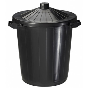 Corbeille de ville plastique 80L - Contenance 80 L