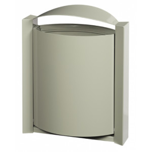 Corbeille murale 40 L - Volume : 40 L - Dimensions (L x l x H) : 528 x 272 x 650 mm