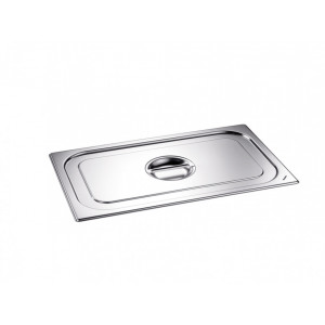 Couvercle bac gastro inox GN 1/1 - Inox AISI 304 - Format GN 1/1 - 9 modèles disponibles