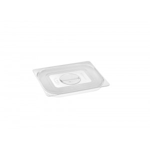 Couvercle bac gastro transparent polycarbonate GN 1/2 - Polycarbonate  -  Format : GN 1/2 -   2 modèles disponibles