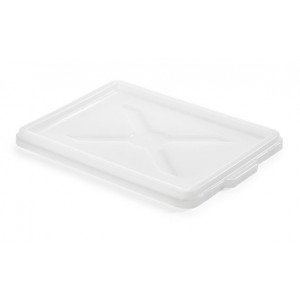 Couvercle blanc pour caisse pleine - Dimensions : 400 x 300 mm