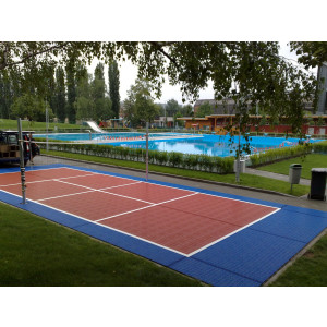 Dalles PVC pour terrain de badminton extérieur - Disponibles en 11 couleurs standards