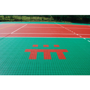 Dalles PVC pour terrain de foot extérieur - Taille d'une dalle : 300 x 300 cm