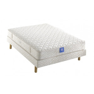 Ensemble Matelas Duvivier Nymphéa Sommier Duvivier 16 lattes-90x190 - Dimensions en cm : 90x190