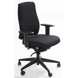 Fauteuil de bureau ergonomique à dossier rembourré - Hauteur d’assise : 47 - 61cm