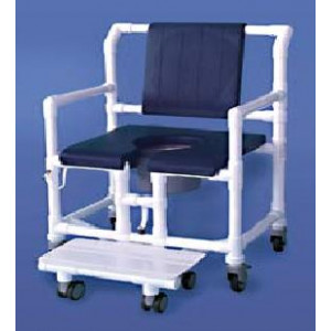 Fauteuil roulant avec repose pieds - Charge maxi : 200 kg