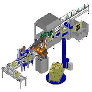 Flow pack horizontale en acier inoxydable - Cadence : 10 à 300 mm